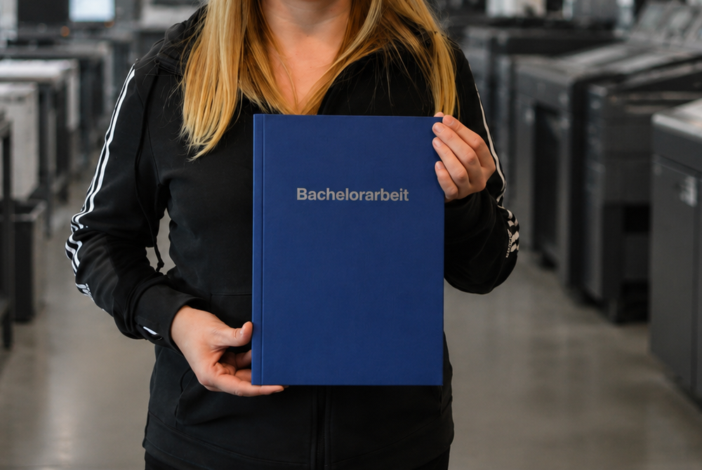 Hardcoverbindung Leitz (blau)